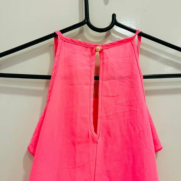 Neon pink halter neck top - Picture 9 of 15